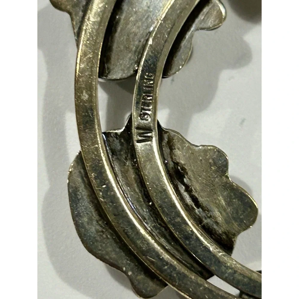 Wayne Etsitty Navajo Sterling Turquoise Squash Blossom Necklace‎ Naja As Is